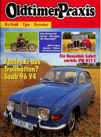 Deckblatt Oldtimer Praxis (10/1993)